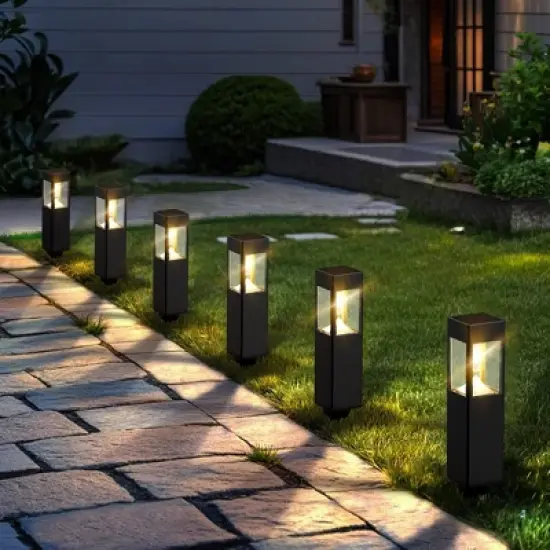 Westinghouse 30 Lumens Solar Filament LED Bollard Path Light &ndash; 6-Pack image {1}