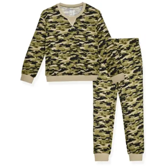 Sleep On It Boys 2-Piece Hacci Pajama Set - Dream Team image {4}