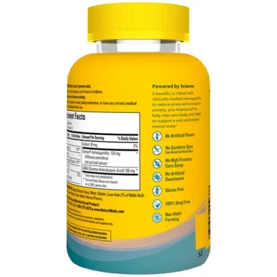 Nature Made Wellblends Calm Mind and Body Gummies - 38ct image {8}