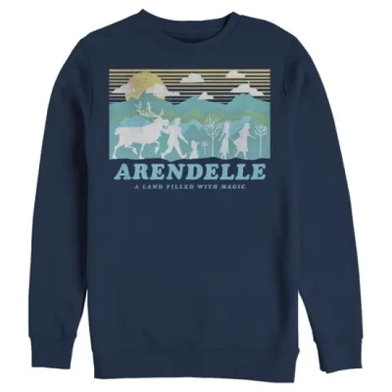 Men's Frozen 2 Magical Traveler Silhouette Sweatshirt image {2}