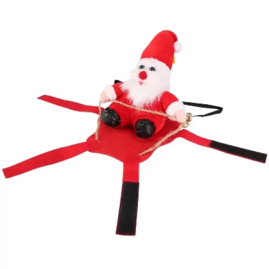 iMountek Pet Christmas Costumes with Bell Clothes New Year Outfit Cosplay Costumes Party Dress Up For Cats image {8}