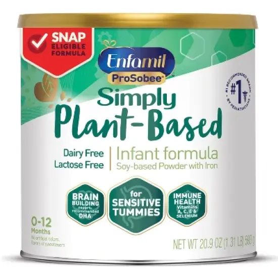 Enfamil Plant-Based Soy Powder Infant Formula - 20.9oz image {8}