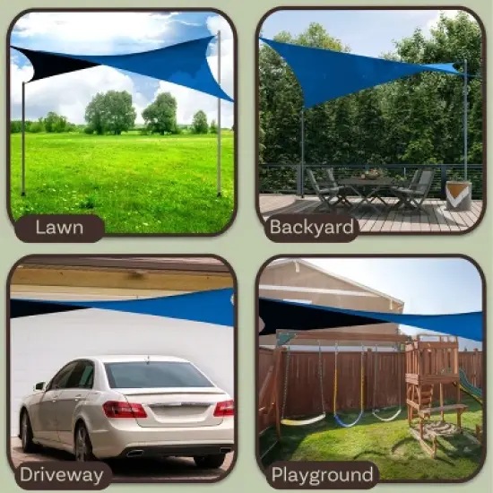 10' x 13' Sun Shade Sails Canopy image {3}