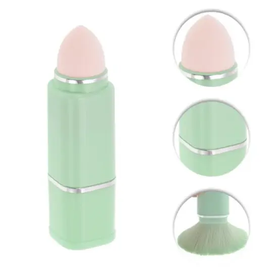 Unique Bargains Square 2 in 1 Cosmetic Brush 1 Pc image {2}