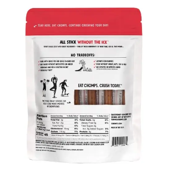 Chomps Chomplings Original Beef Mini Sticks - 3oz/6ct image {1}