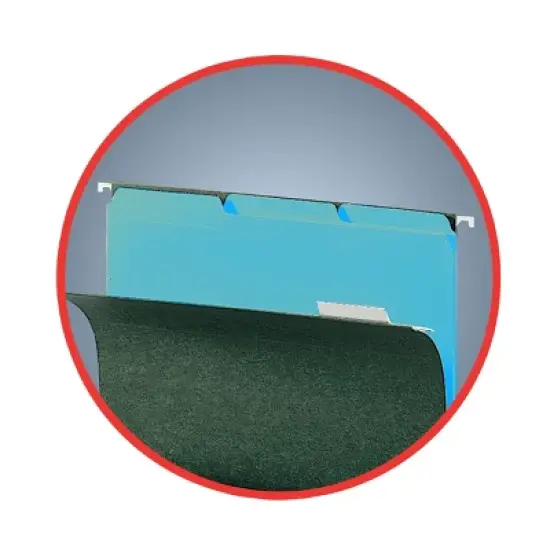 Smead Interior File Folder, 1/3-Cut Tab, Letter Size, 100 per Box image {3}