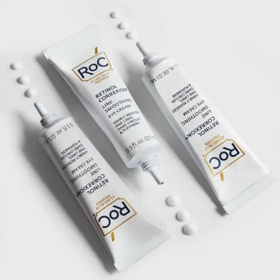 RoC Retinol Correxion Line Smoothing Anti-Aging Wrinkle Eye Cream for Dark Circles & Puffy Eyes - 0.5 fl oz image {2}