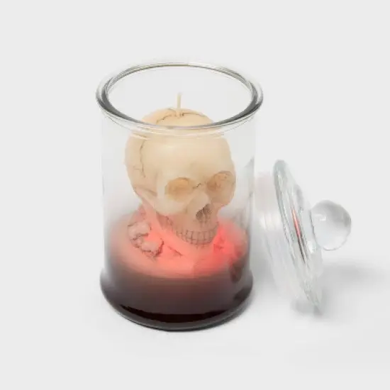 Smokey Figural LED Jar Candle -Threshold&trade; image {1}