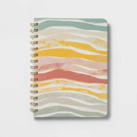 96 Sheet College Ruled Journal 5.75"x8" Spiral Wave - Threshold&trade; image {3}