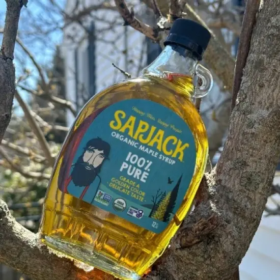 Sapjack Organic Grade A Golden Maple Syrup - 12 fl oz image {5}