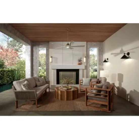 John Timberland Apex 9 3/4" High Modern Outdoor Wall Light Fixture Mount Porch House Exterior Dark Sky Weatherproof Textured Black Finish Metal image {8}