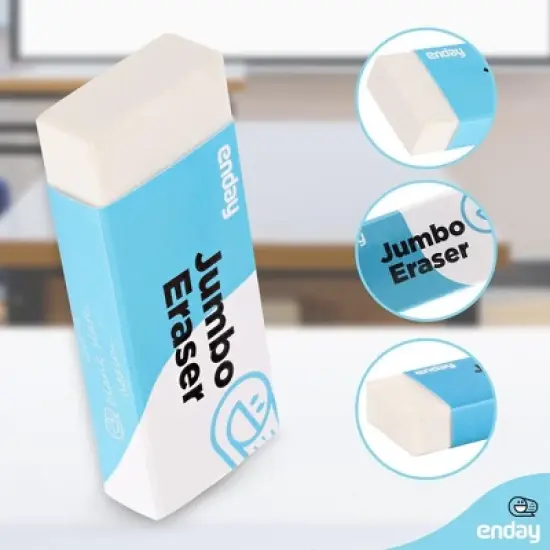 Enday Jumbo Eraser, 4 Pack image {2}
