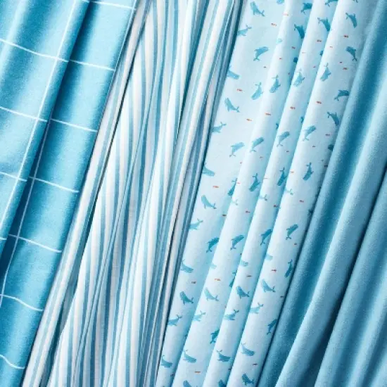 Flannel Baby Blanket - Whales - 4pk - Cloud Island&trade; image {2}