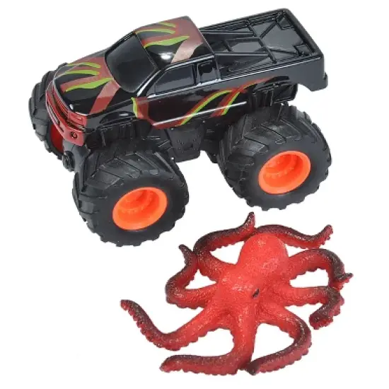 Wild Republic Adventure Mini Truck Octopus Animal Figure, 4 Inches image {1}