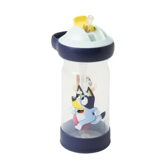 The First Years Bluey 12oz Sip & See Toddler Water Bottle with Floating Charm image {6}