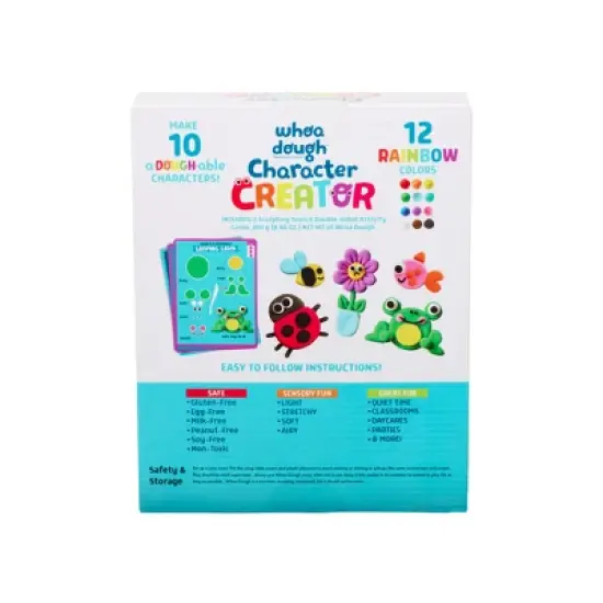 Chuckle & Roar Whoa Dough Character Creator Air Dry Clay - 12pc image {6}