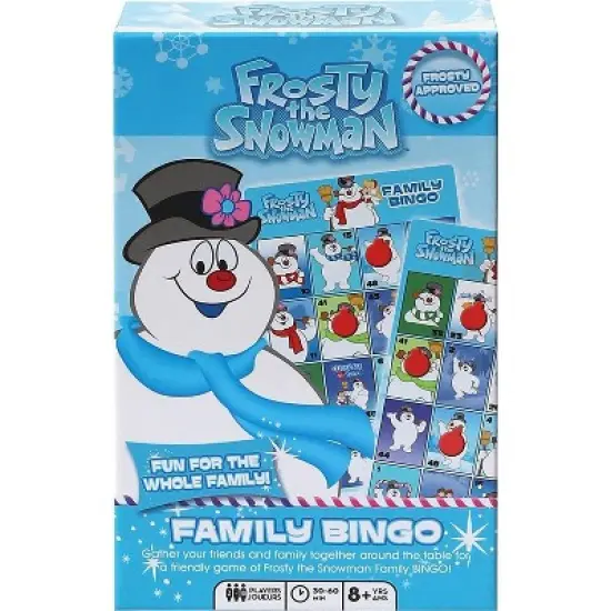Aquarius Puzzles Frosty The Snowman Family Bingo Game image {1}