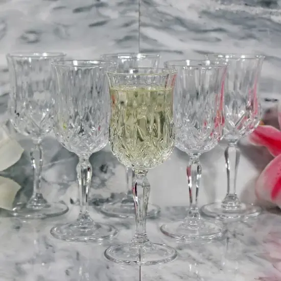 Lorren Home Trends Opera Wine Glass set of 6 image {2}