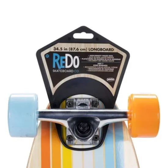 ReDo Skateboard Co. San Diego Longboard Skateboard - Tropical Teal image {2}