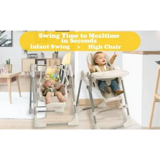 Primo SnuggleBug 2-in-1 Infant Swing and High Chair image {7}