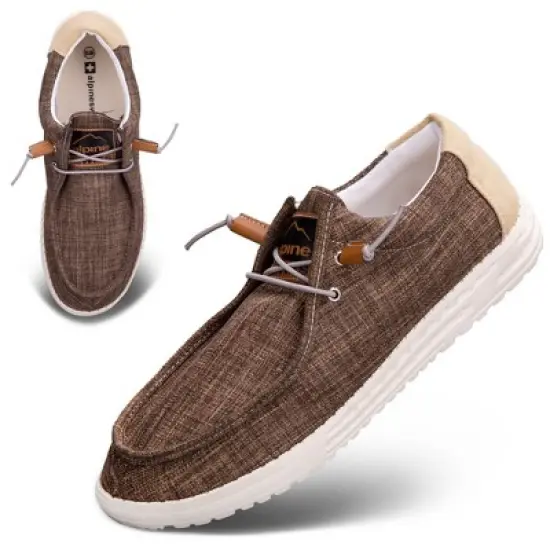 Alpine Swiss Flynn Mens Boat Shoes Casual Slip On Moccasin Loafers Sailing Deck Shoe So Light It Floats On Water image {6}