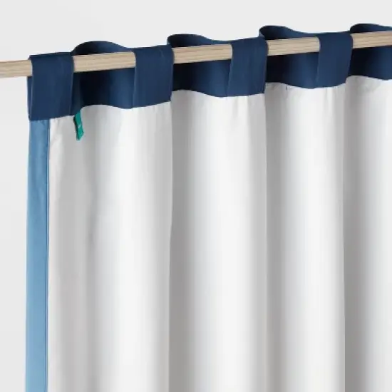 84" Tonal Blackout Window Kids' Panel Blue - Pillowfort&trade; image {4}