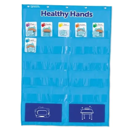 Learning Resources Healthy Hands Pocket Chart image {1}