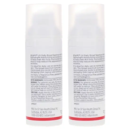 EltaMD UV Daily Broad Spectrum SPF 40 Tinted Face Sunscreen 1.7 oz 2 Pack image {2}