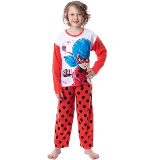 Miraculous Ladybug Girls Ladybug and Tikki Girl Power 2 Piece Pajama Set image {3}