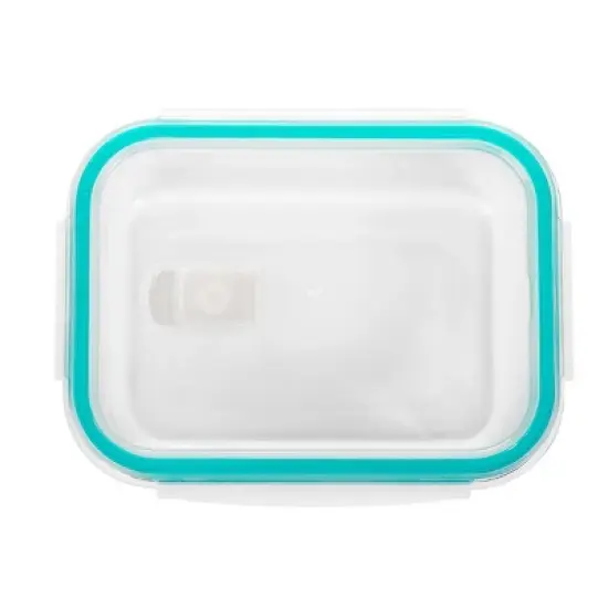 Lexi Home 35 oz. Glass Meal Prep Container with Locking Lid image {1}