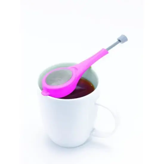Jokari Loose Leaf Tea Infuser with Squeeze Pump for Full Bodied Tea also Use with Tea Bags image {4}