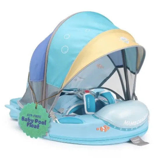 Mambobaby Sunny Navigator Baby Pool Float with Canopy image {11}