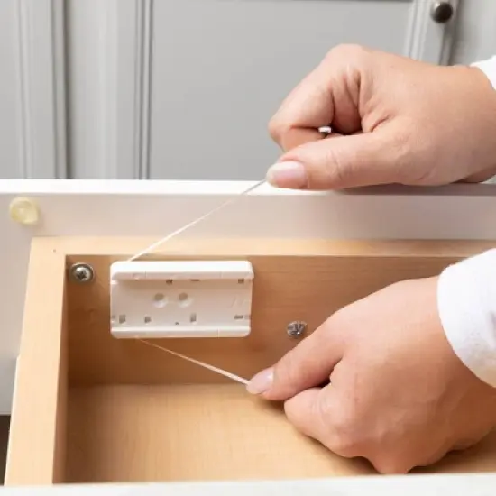 Qdos SureCatch Lower Drawer Adhesive Latches - 6pk image {3}