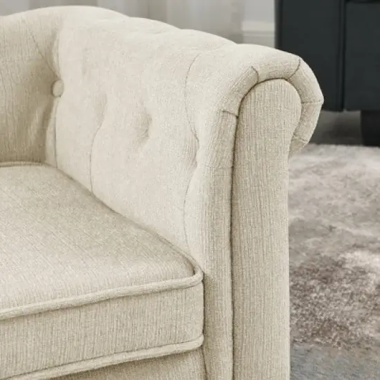 SpassWay 39"L*14"H*23"D Pet Sofa Bed Dog Bed Cat Couch for Small and Medium Pets Fabric Perch Bed image {3}