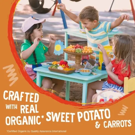 Earth's Best Organic Sweet Potato Carrot Toddler Snack Bars Sesame Street Sunny Days - 7ct image {2}