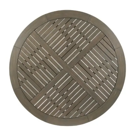 Christopher Knight Home Downgate Outdoor Acacia Wood 5 Piece Dining Set with Cushions image {4}