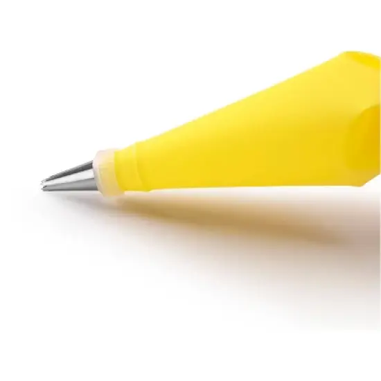 Cuisinart 13pc Yellow Pastry Decorating Set: Includes Piping Bag, Coupler & Stainless Steel Tips, Dishwasher-Safe image {3}