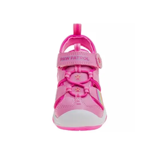 Paw Patrol Everest Skye Light up Summer Sandals - Hook&Loop Adjustable Strap Closed Toe Sandal Water Shoe - Pink (sizes 6-12 Toddler / Little Kid) image {2}