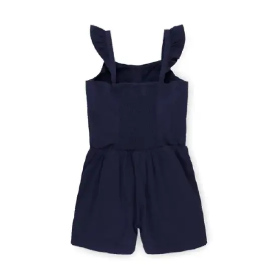 Hope & Henry Girls' Flutter Button Front Romper, Kids image {5}