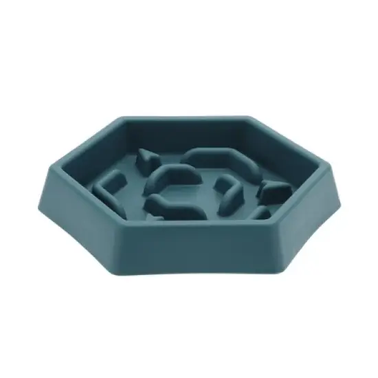 Unique Bargains Convenient Hexagon Shape Dog Bowl 1 Pc image {5}