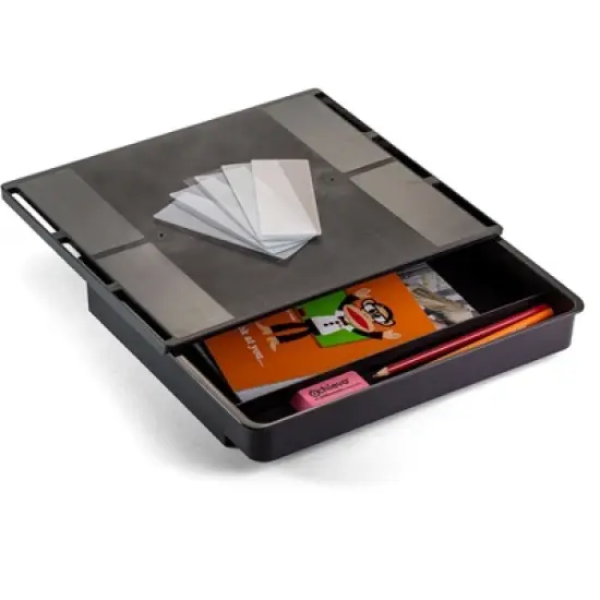 Officemate&reg; Large Under Desk Drawer, Black image {4}