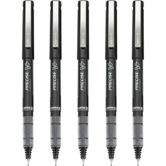 Pilot 5pk Precise V7 Fine Point 0.7mm Black Ink image {1}