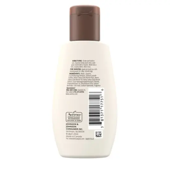 Aveeno Daily Moisturizing Body Wash with Soothing Oat - Trial Size - 2 fl oz image {1}