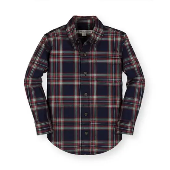 Hope & Henry Boys' Poplin Button Down Shirt, Kids image {17}