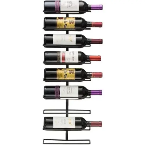 Sorbus Wall Mounted Wine Bottle Rack image {9}