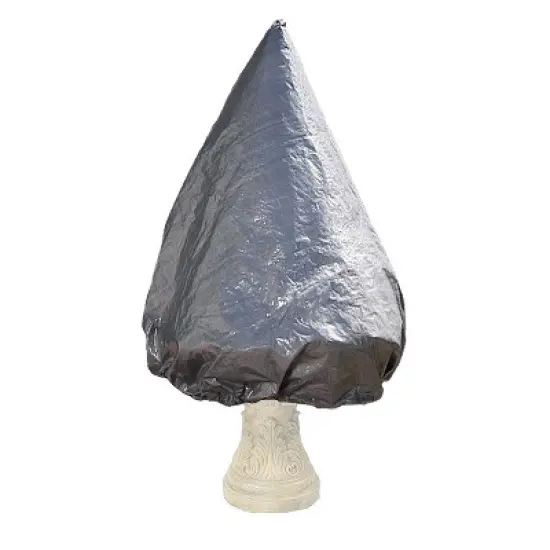 Sunnydaze Outdoor Weather-Resistant Medium Tiered Water Fountain Feature Protective Cover - Gray image {5}