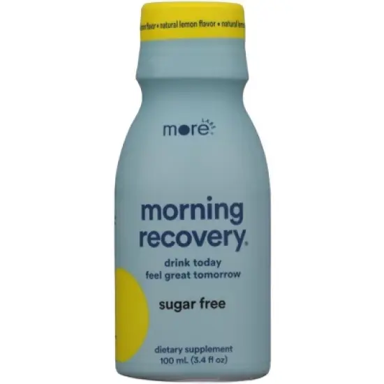 More Labs Morning Recovery Liquid Shot Sugar Free - Case of 12/3.4 fz image {1}
