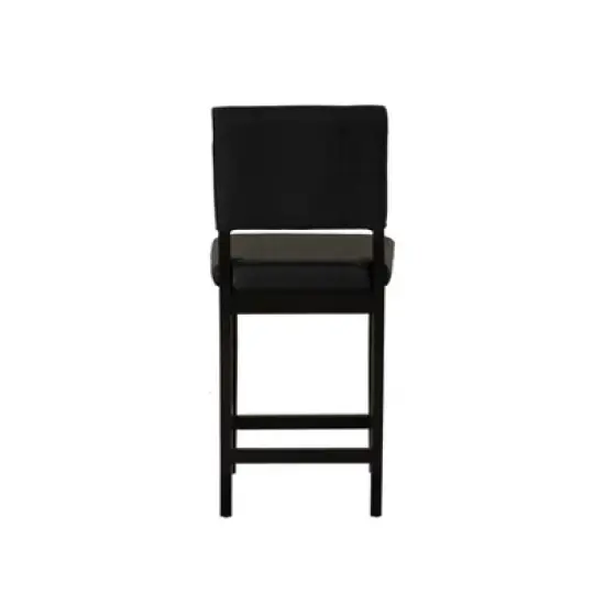 Linon Milano Counter Height Barstool Black image {7}