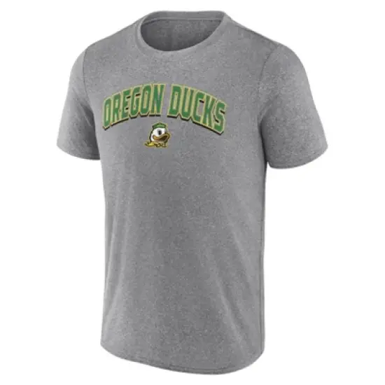 NCAA Oregon Ducks Men's Gray Poly T-Shirt image {1}