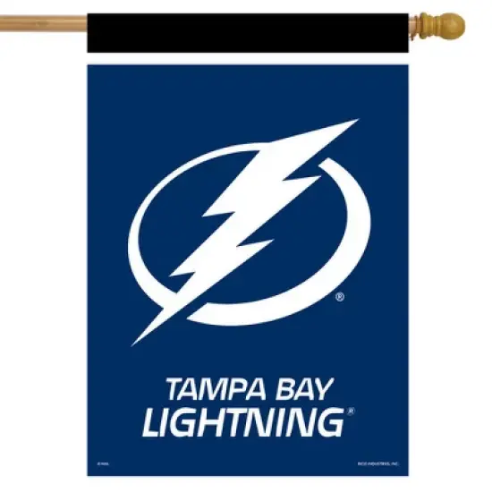 Briarwood Lane Tampa Bay Lightning House Flag NHL Licensed 28" x 40" image {1}